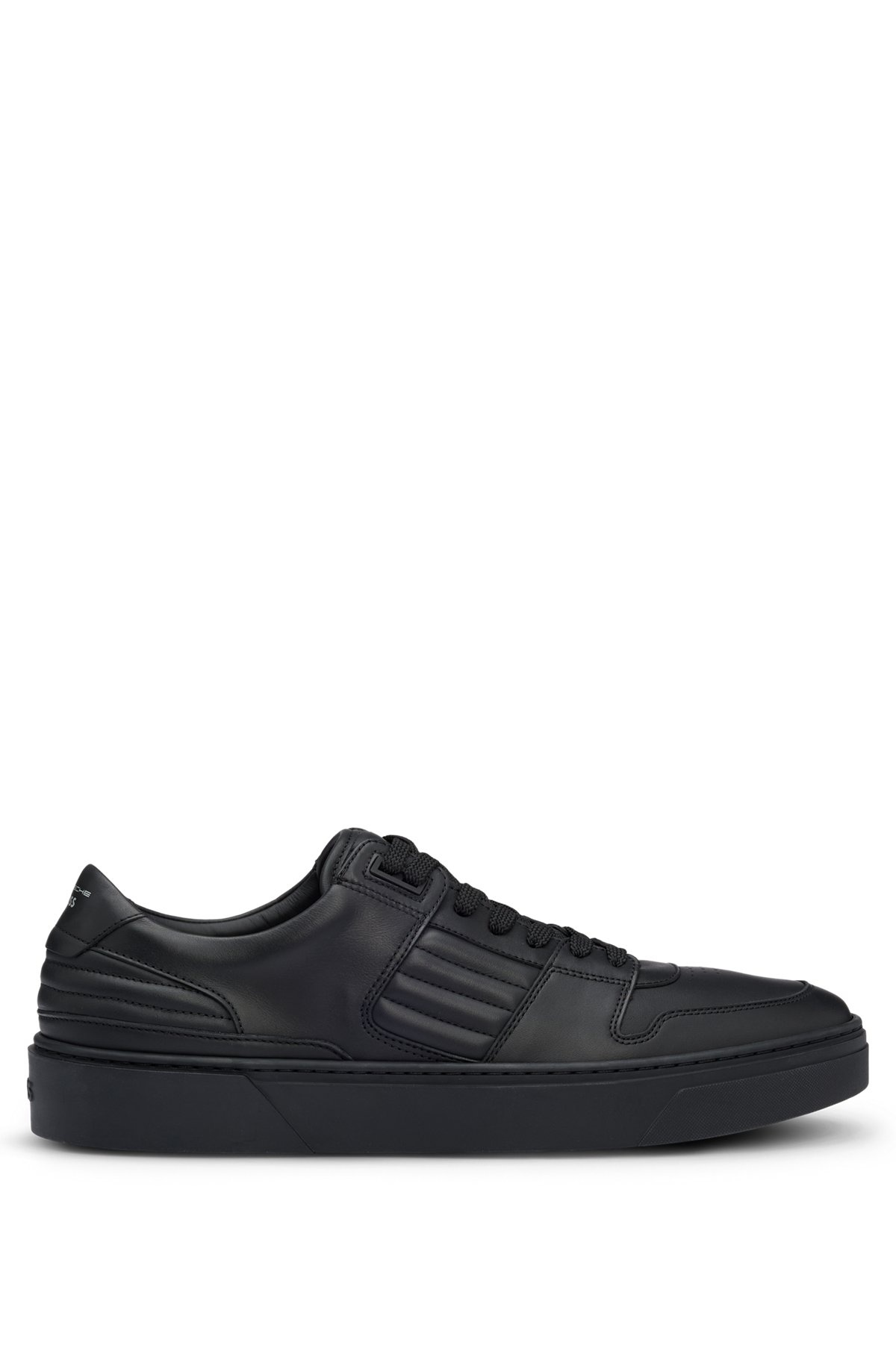 PORSCHE X BOSS LEATHER TRAINERS WITH PADDED DETAILS - 1