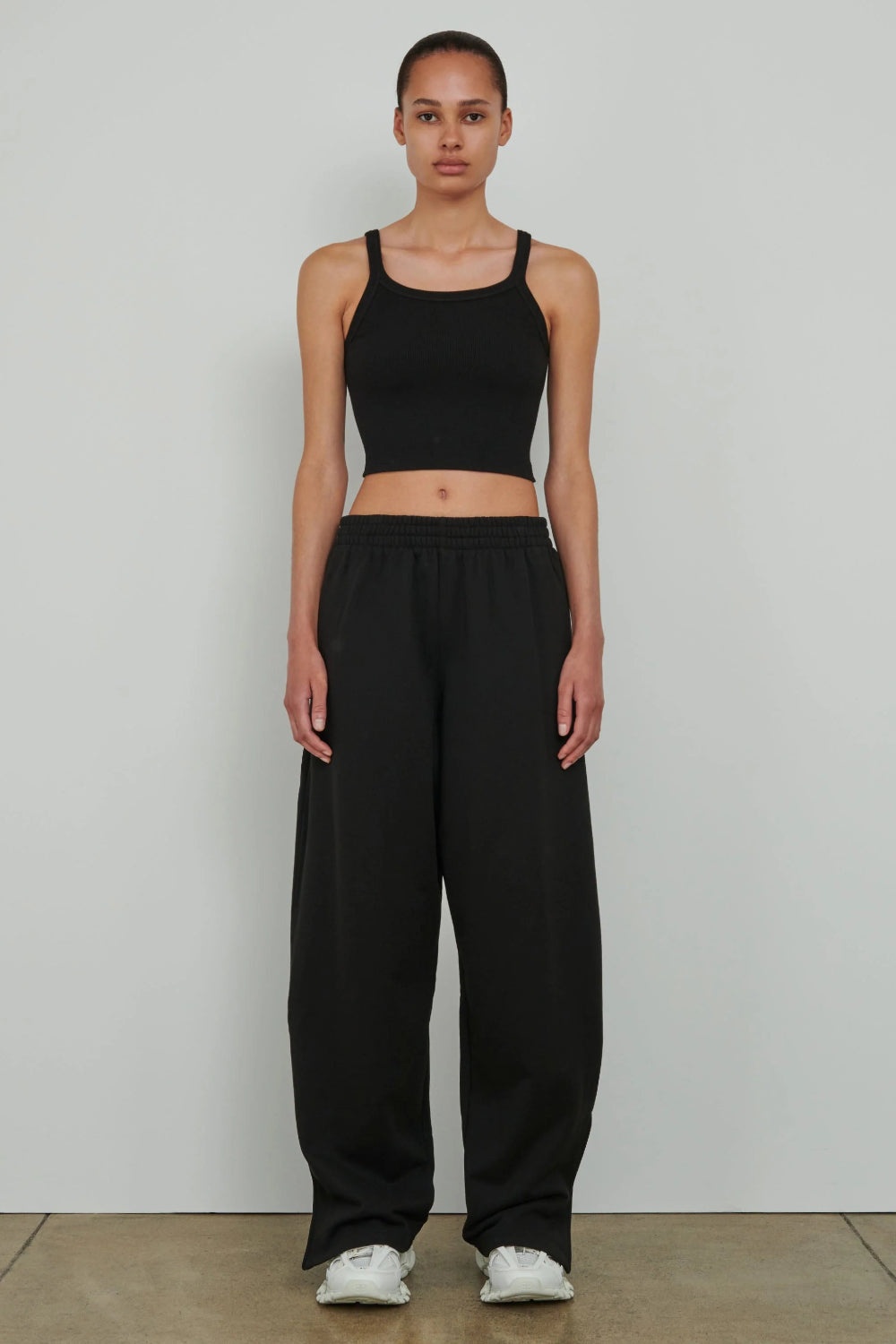 HB Ribbed Tank Black - 2