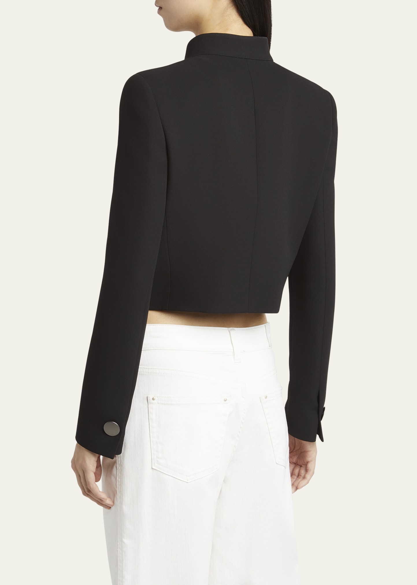 Double-Breasted Short Jacket - 3