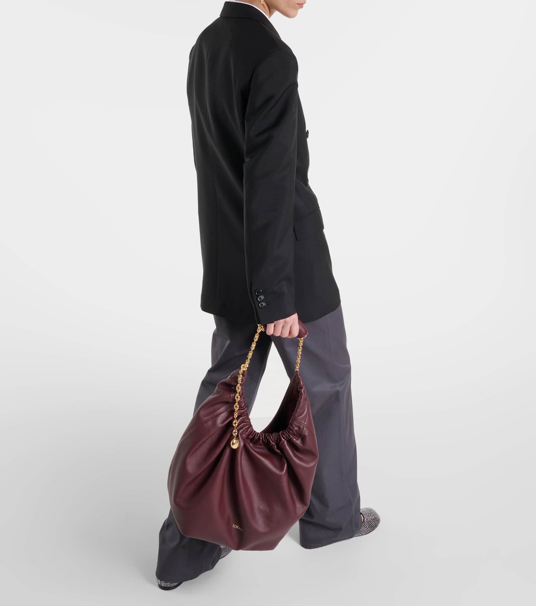 Squeeze Medium leather shoulder bag - 5