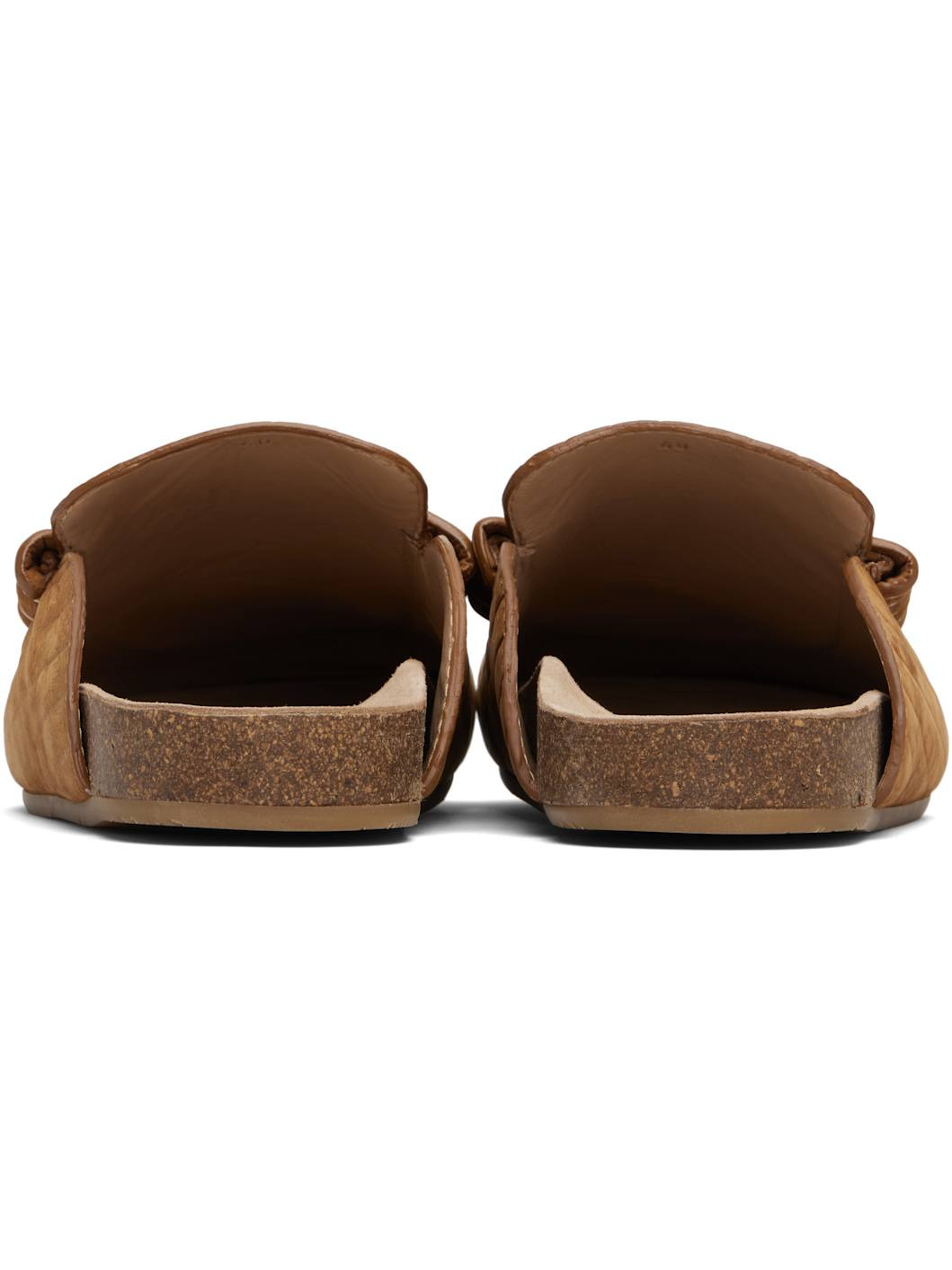 Tan Stitch Loafers - 2