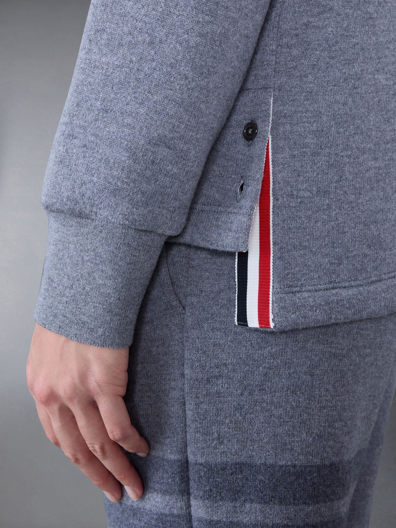 Wool Loopback Oversized 4-Bar Sweatshirt 5