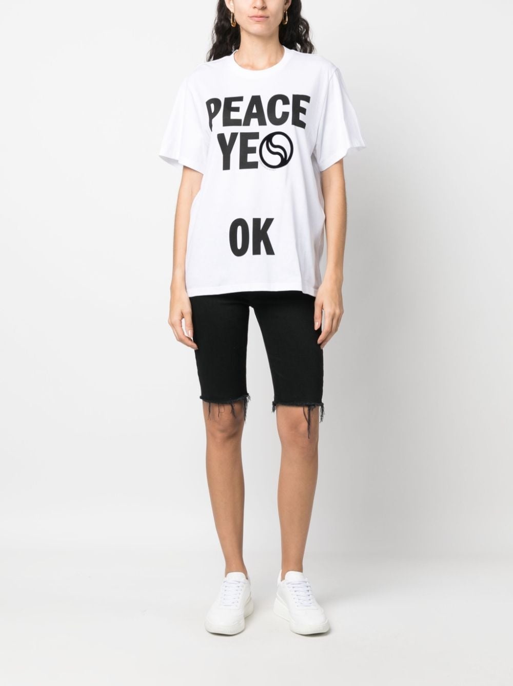 slogan-print cotton T-shirt - 2