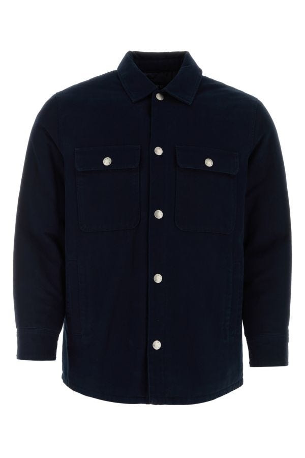 Dark blue cotton Alexia jacket - 1