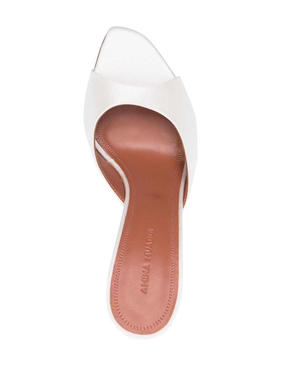 Alexa 105mm satin mules - 4