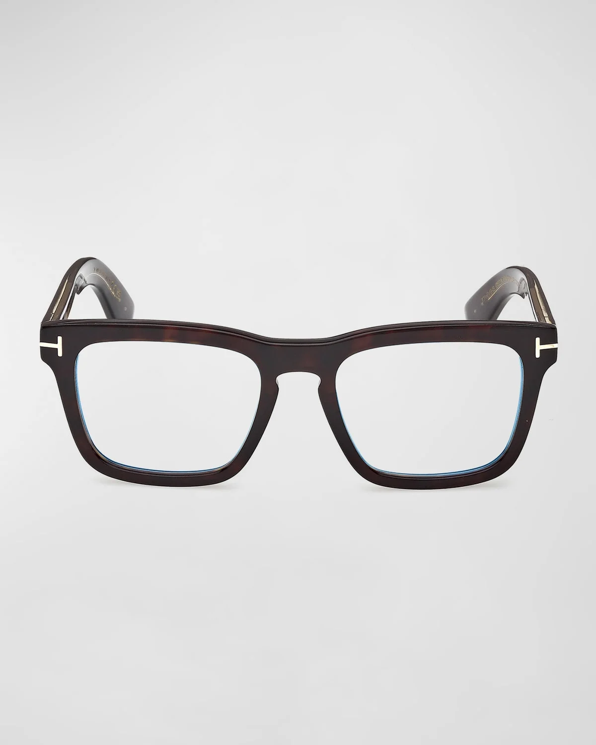 TOM FORD Men & apos;s Icon Square Acetate Blue Block Optical Glasses ...