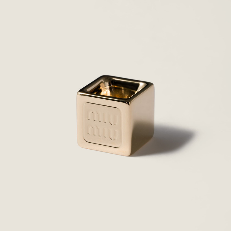 Miu Miu Metal scarf ring outlook