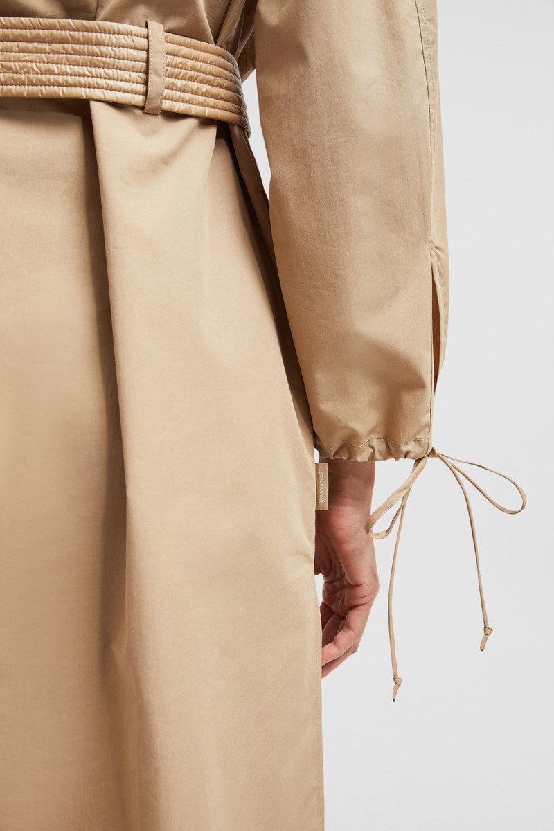 Belted Poplin Midi Dress 8