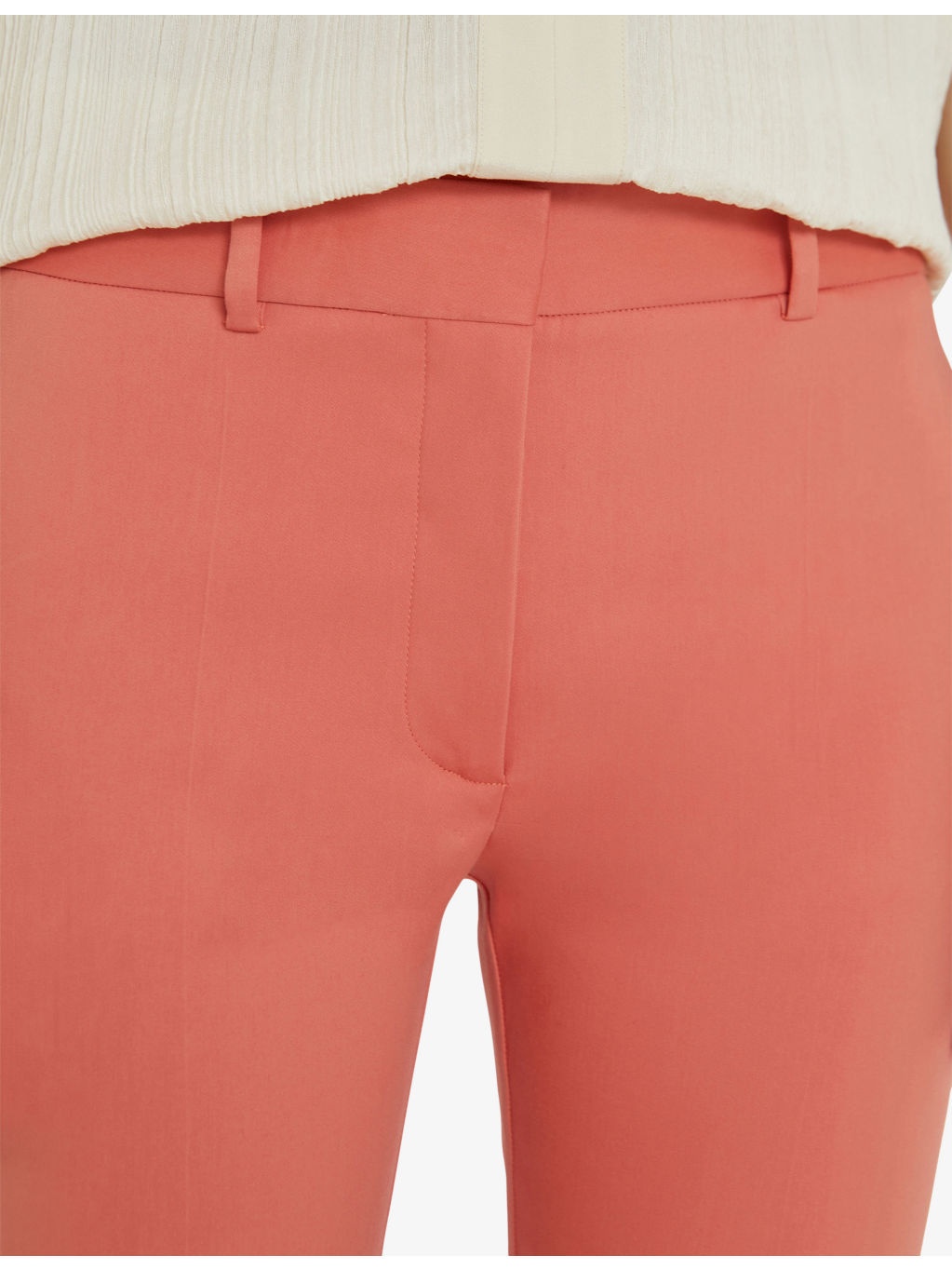 Bing Court Slim-Leg Mid-Rise Stretch-Gabardine Trousers - 5