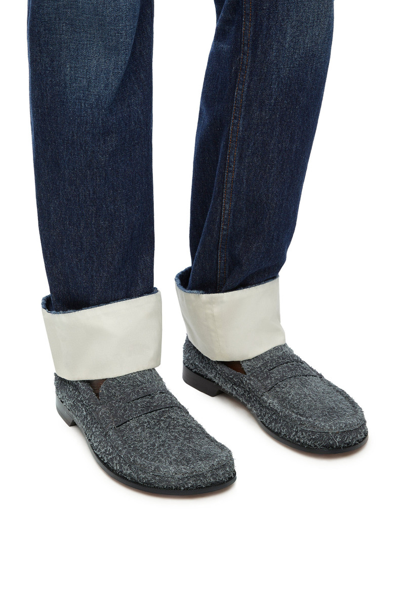 Loewe Campo loafer in brushed suede outlook
