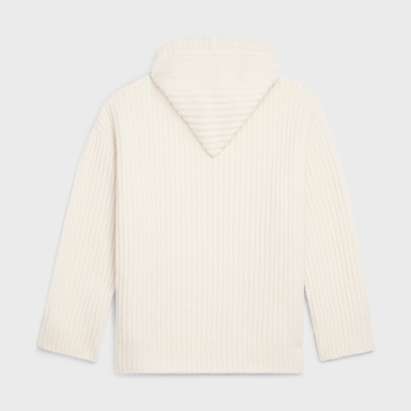 CELINE RIBBED BAJA IN SILK AND CASHMERE outlook