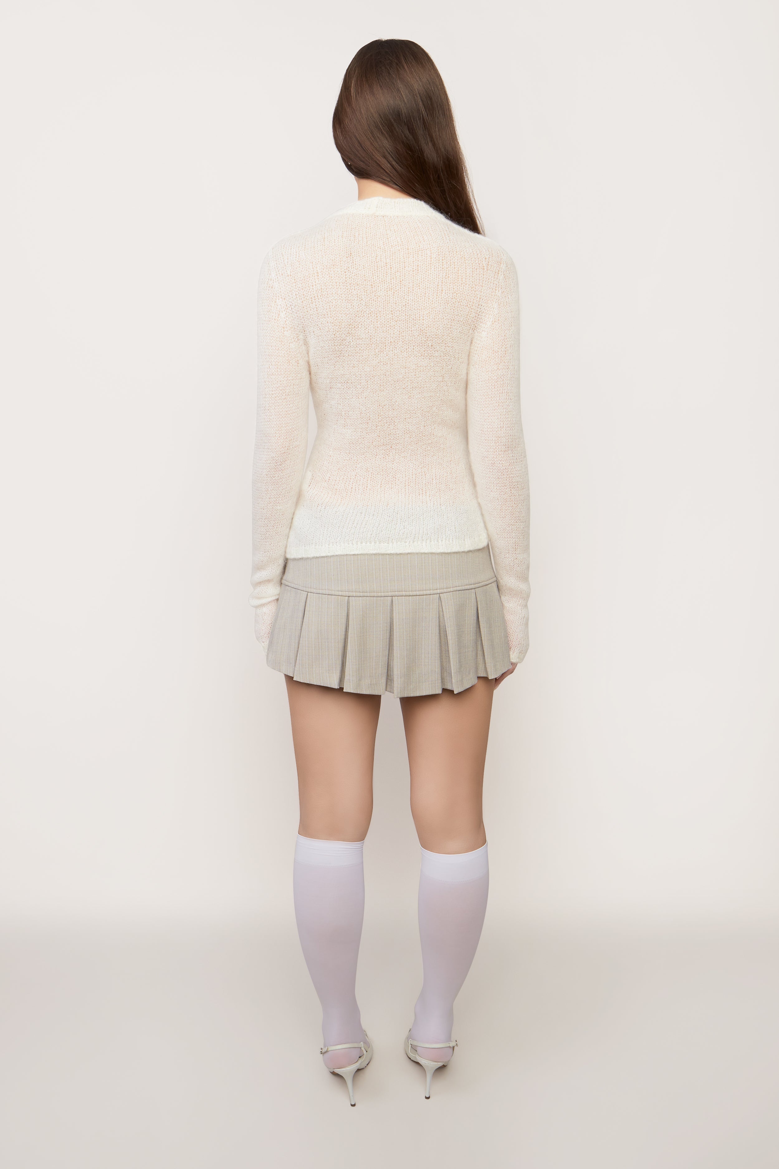 FULL LENGTH MOHAIR CARDIGAN - 6
