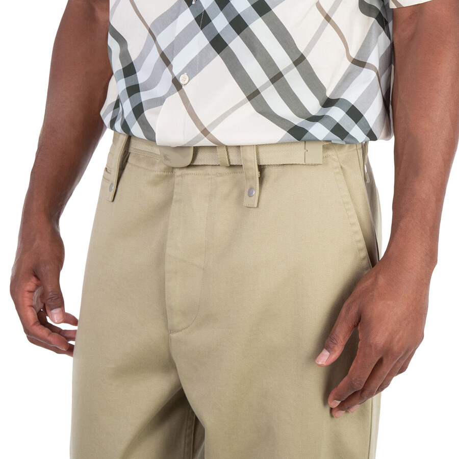 Burberry Cotton Satin Tailored Trousers - 4