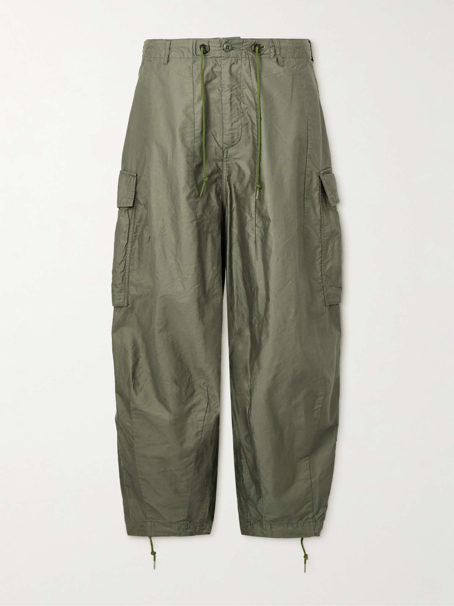 NEEDLES H.D. Wide-Leg Cotton Drawstring Trousers | REVERSIBLE
