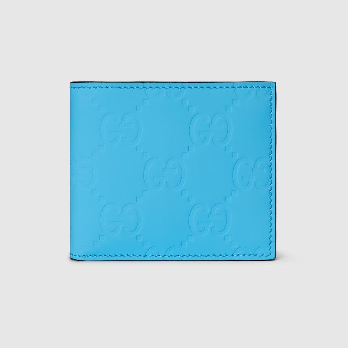 GG rubber-effect bi-fold wallet - 1