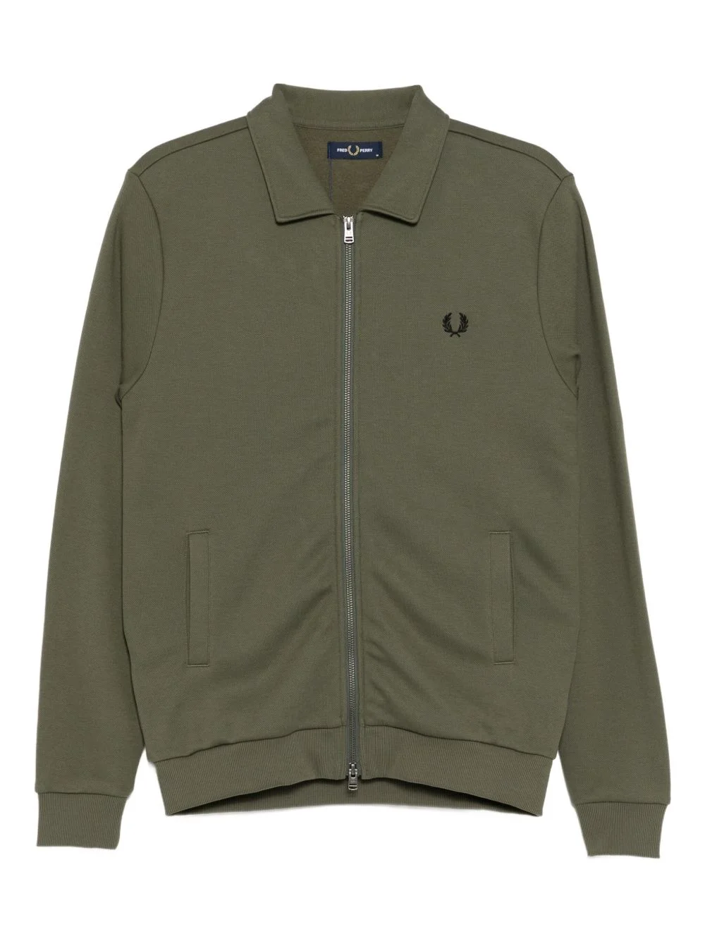 logo-embroidered jacket - 1