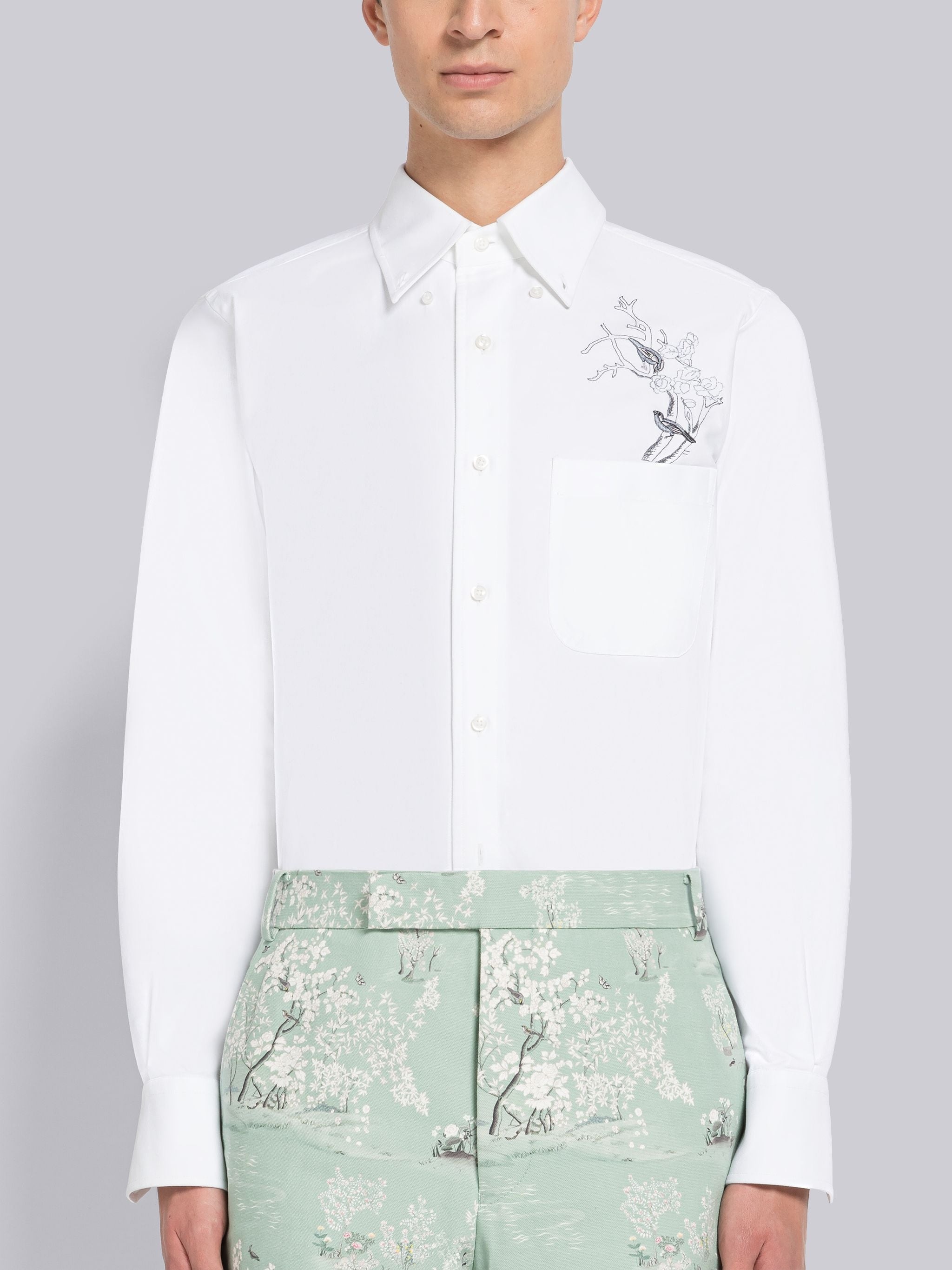 Bird And Branch Straight Fit Pocket Shirt - 1