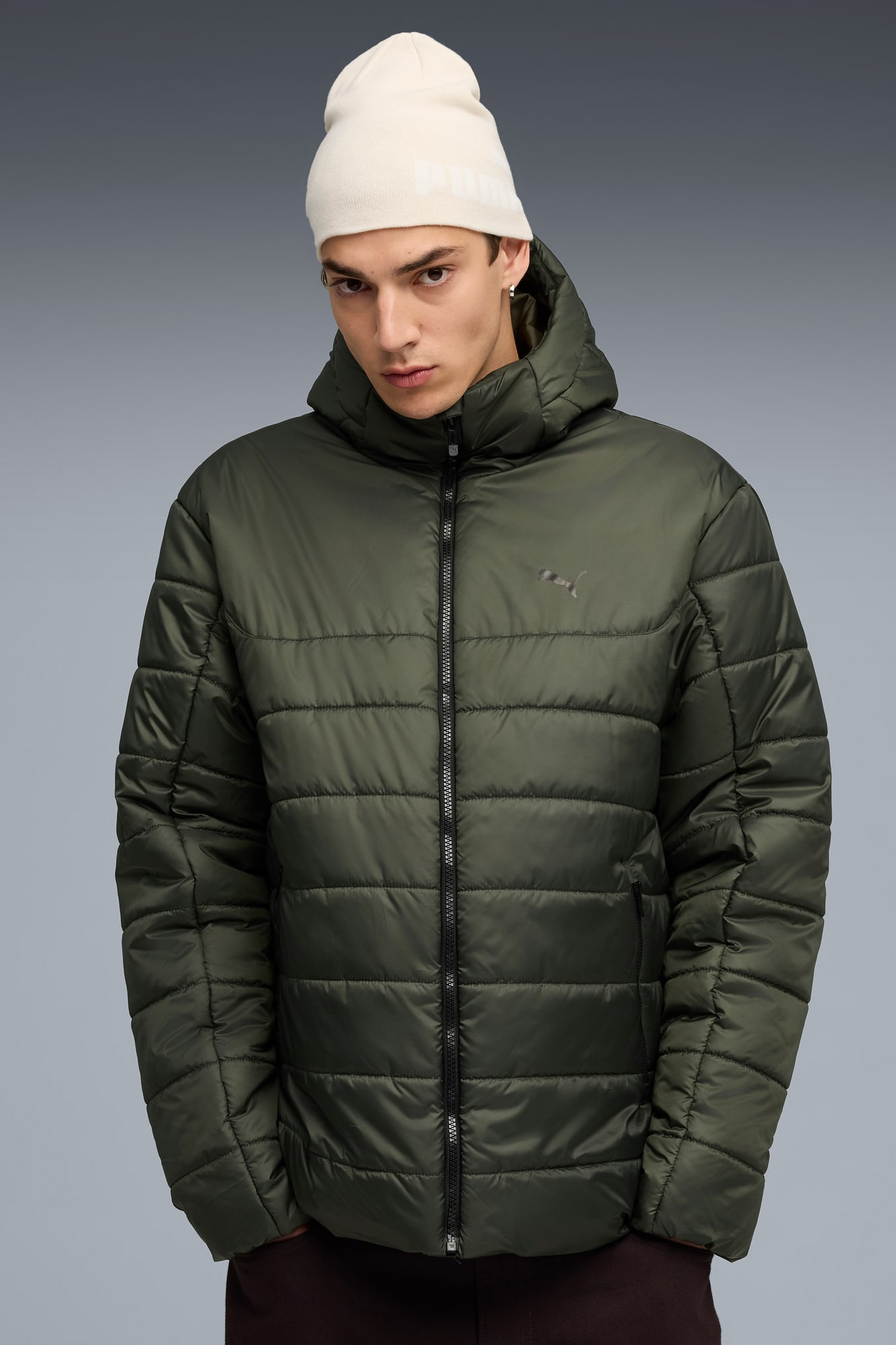ESS Hooded Padded Jacket Men - 3