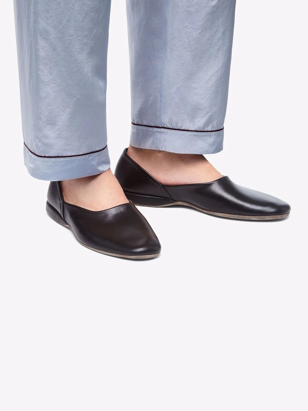 Jason 3 leather slippers - 4