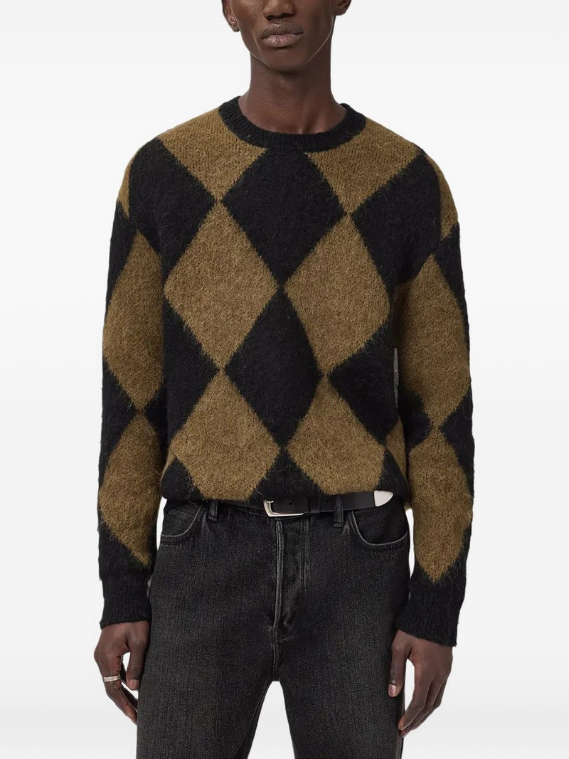 diamond knit jumper 1