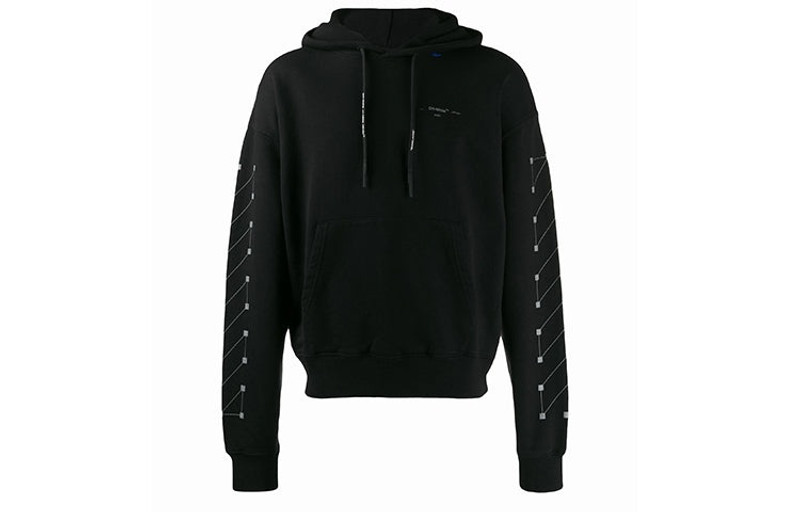 Off-White Men's Off-White Diag Backbone Printing Black OMBB037E19E300011091 outlook