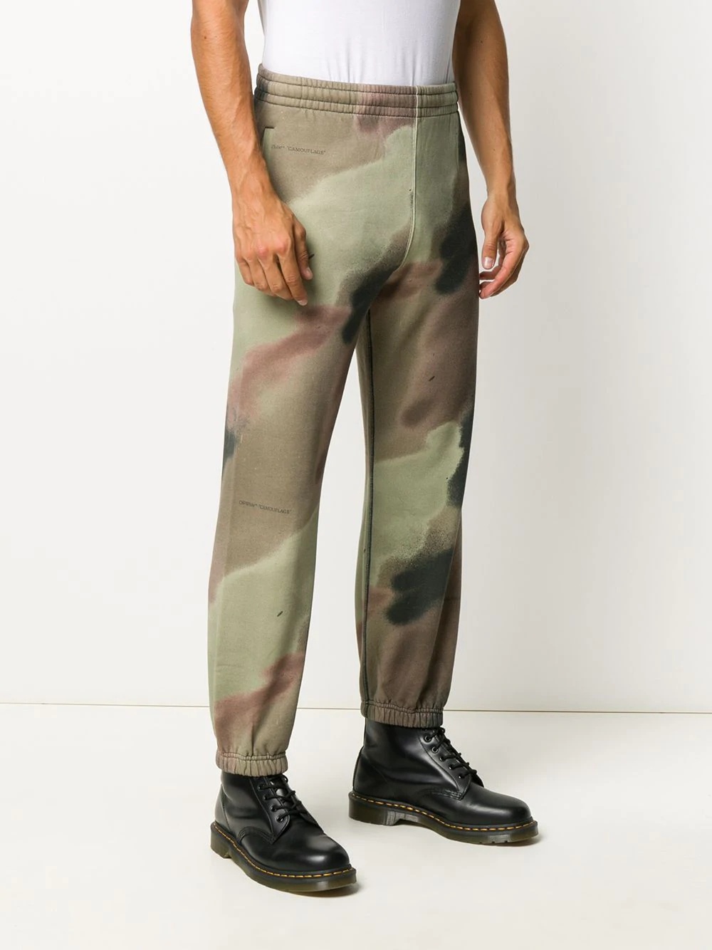 camouflage print track pants - 3