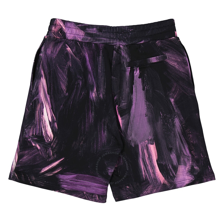 Moschino Men's Painted Effect Print Fleece Shorts - 2