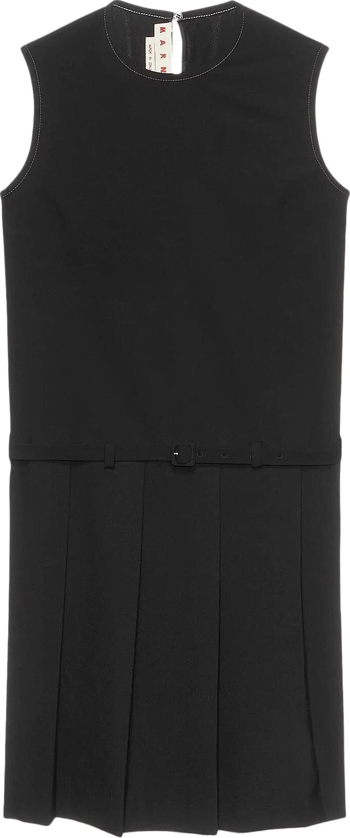 WOMEN'S WOOL BLEND DRESS (BLACK) - 1