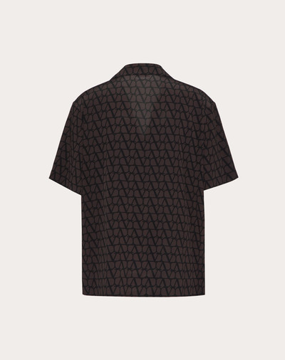 Valentino ALL-OVER TOILE ICONOGRAPHE PRINT SHORT SLEEVE SHIRT outlook