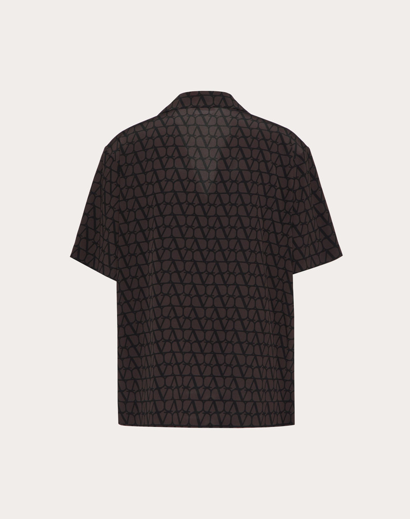 Valentino ALL-OVER TOILE ICONOGRAPHE PRINT SHORT SLEEVE SHIRT outlook