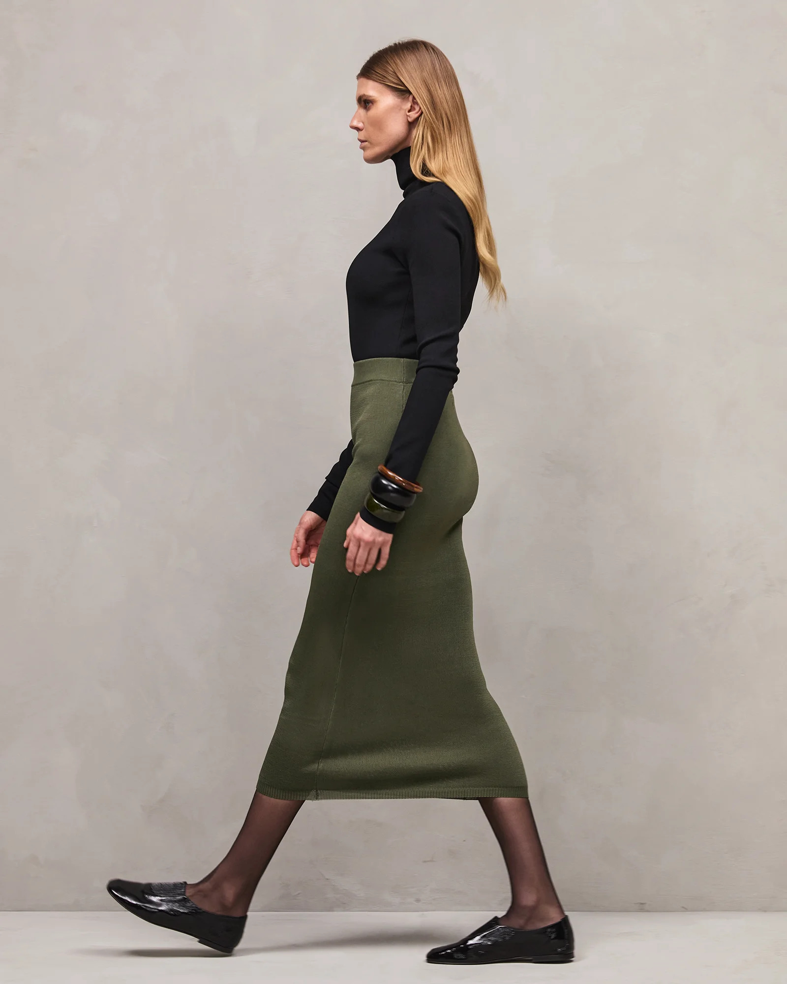 MIDI SKIRT MOSS - 4