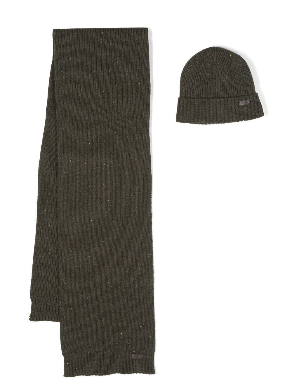 Fleck beanie &amp; scarf Carlton - 1