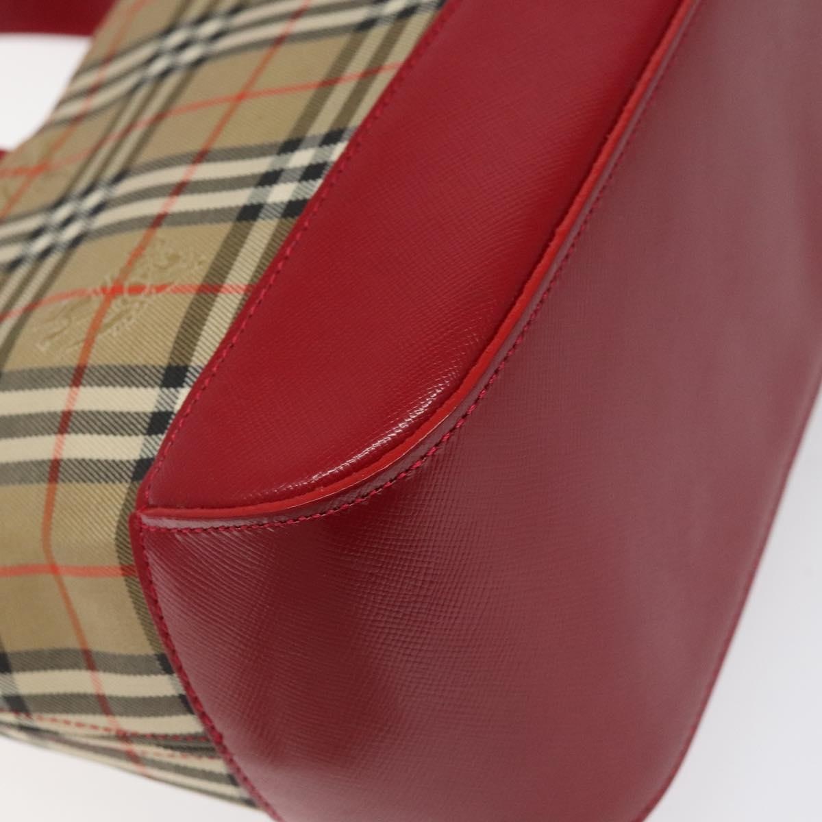 Burberry Nova Check Hand Bag Canvas Beige - 11