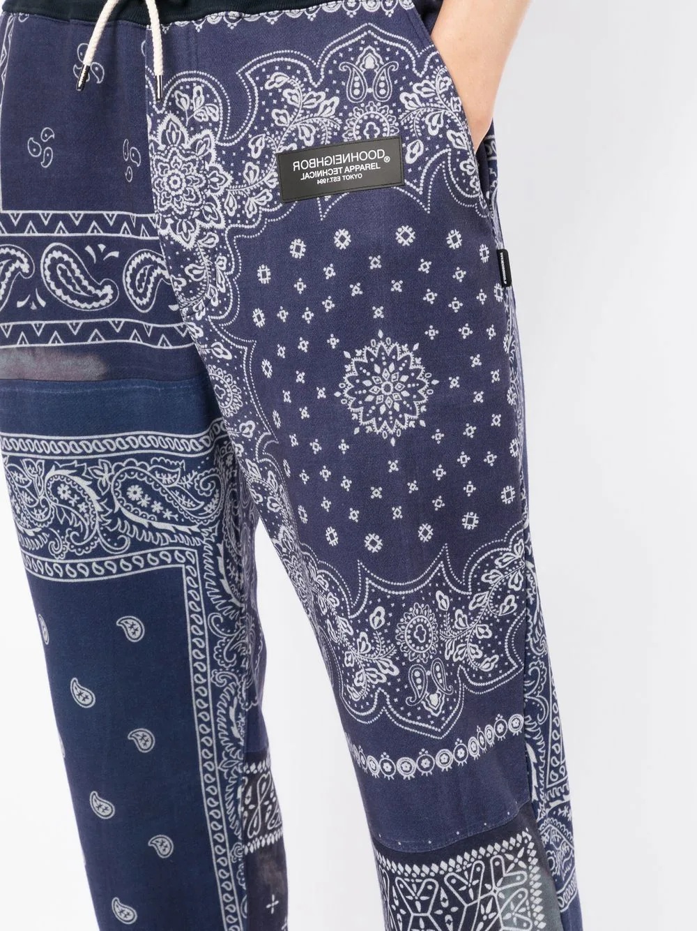 bandana-print trousers - 5