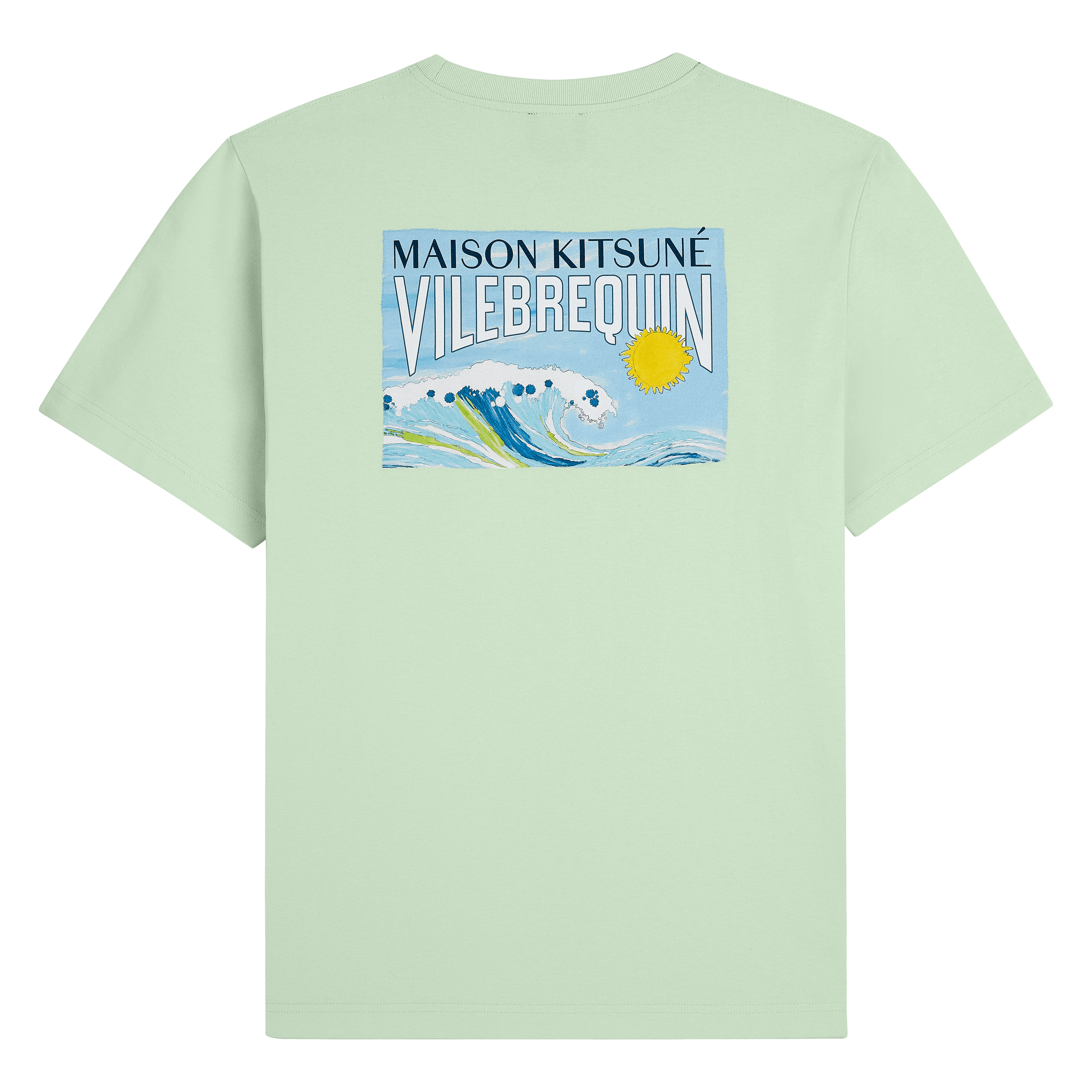 Cotton T-Shirt Wave - Vilebrequin x Maison Kitsuné - 2