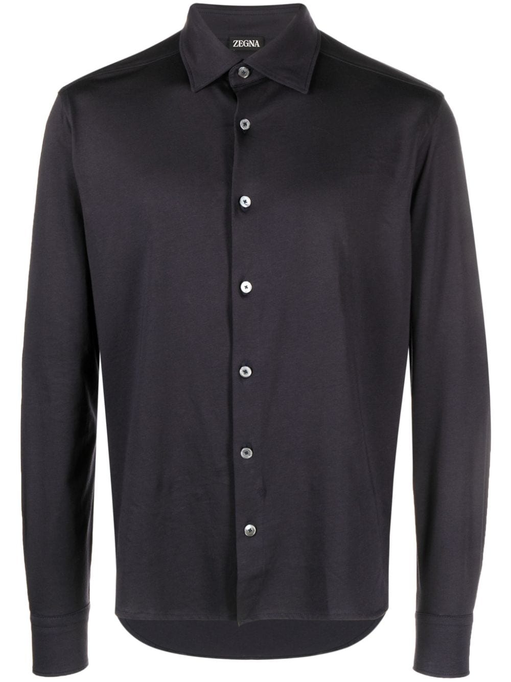 long-sleeve cotton shirt - 1