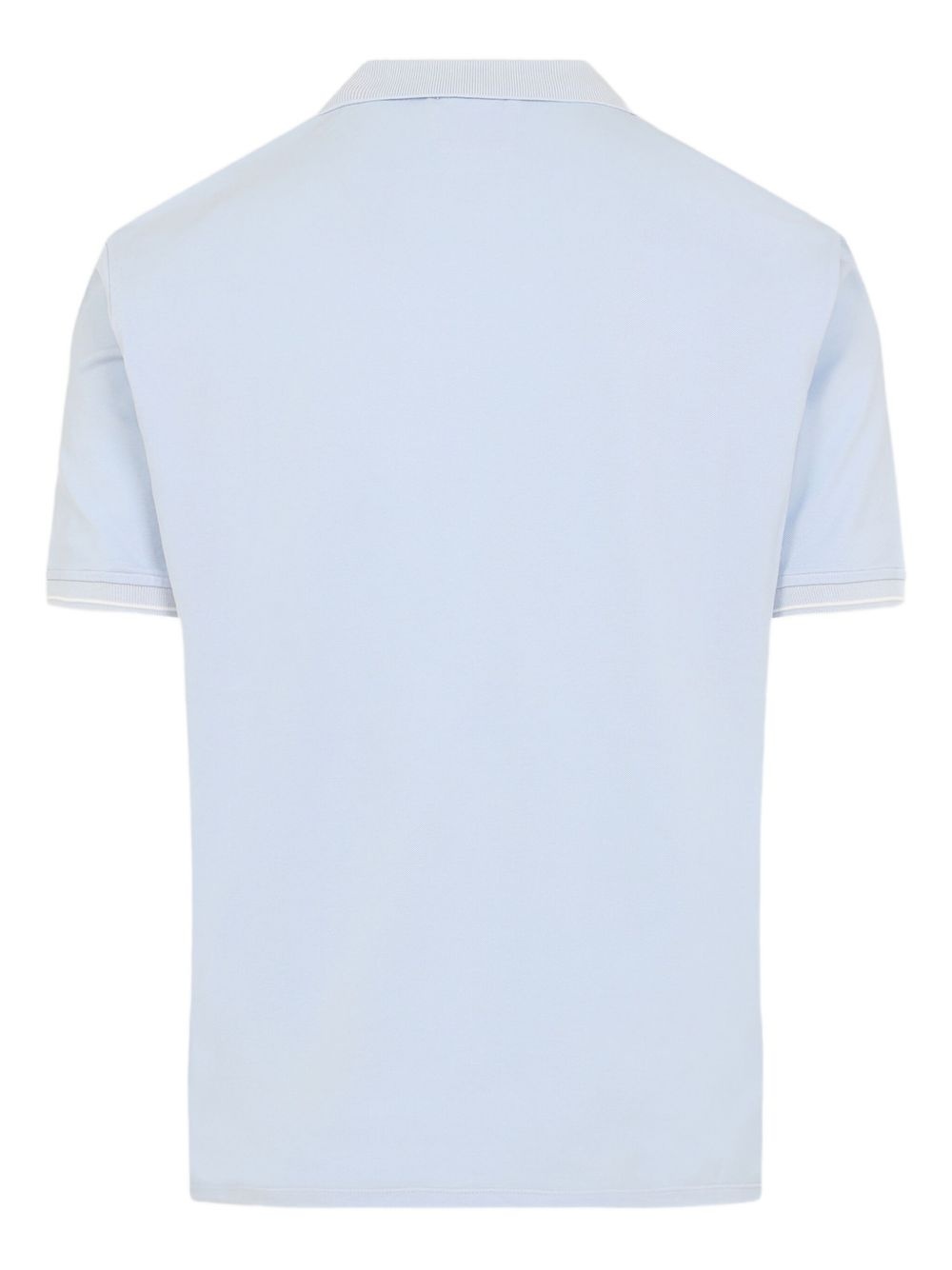 logo-patch polo shirt - 2