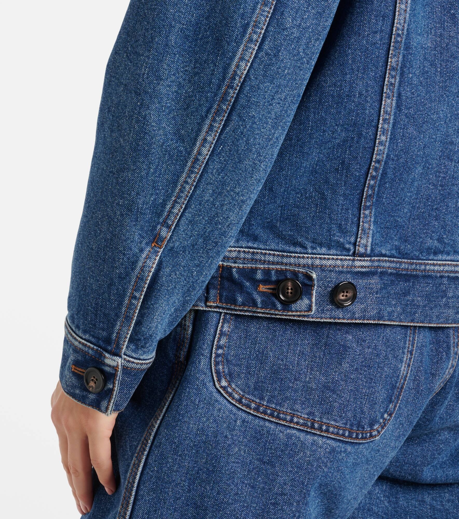 Tulus cotton and silk denim jacket - 5