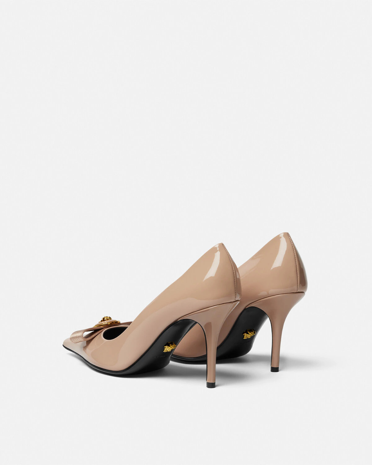 Gianni Ribbon Patent Pumps 85 mm - 3