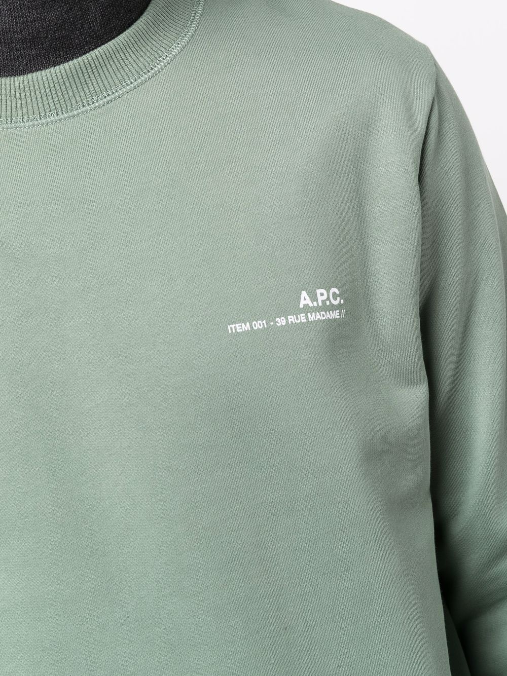 logo-embroidered cotton sweatshirt - 5