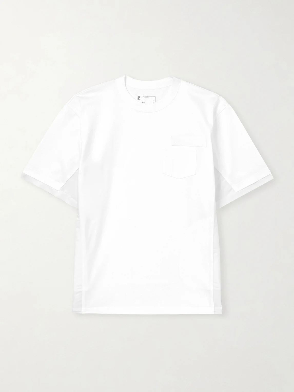 Appliquéd Shell-Trimmed Cotton-Jersey T-Shirt - 1