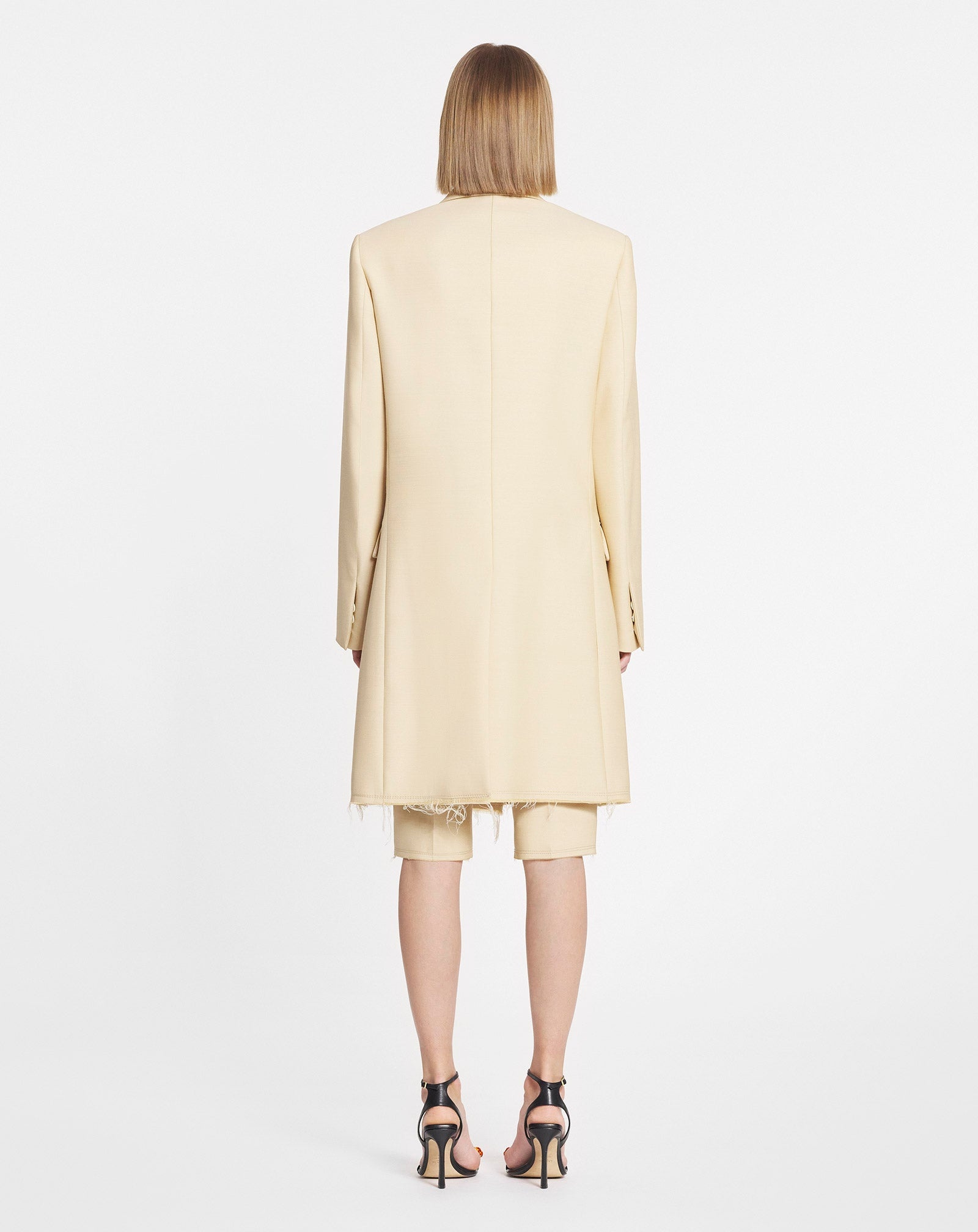 TAILORED STRAIGHT-FIT COAT - 4