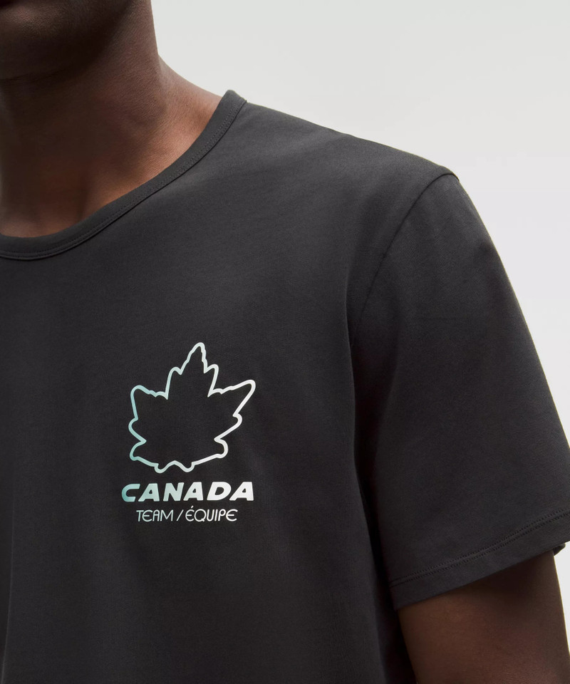 Team Canada Men's Cotton Jersey Graphic T-Shirt *COC Logo 5