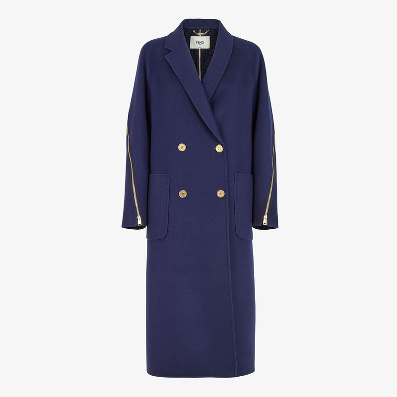 Blue wool coat 1