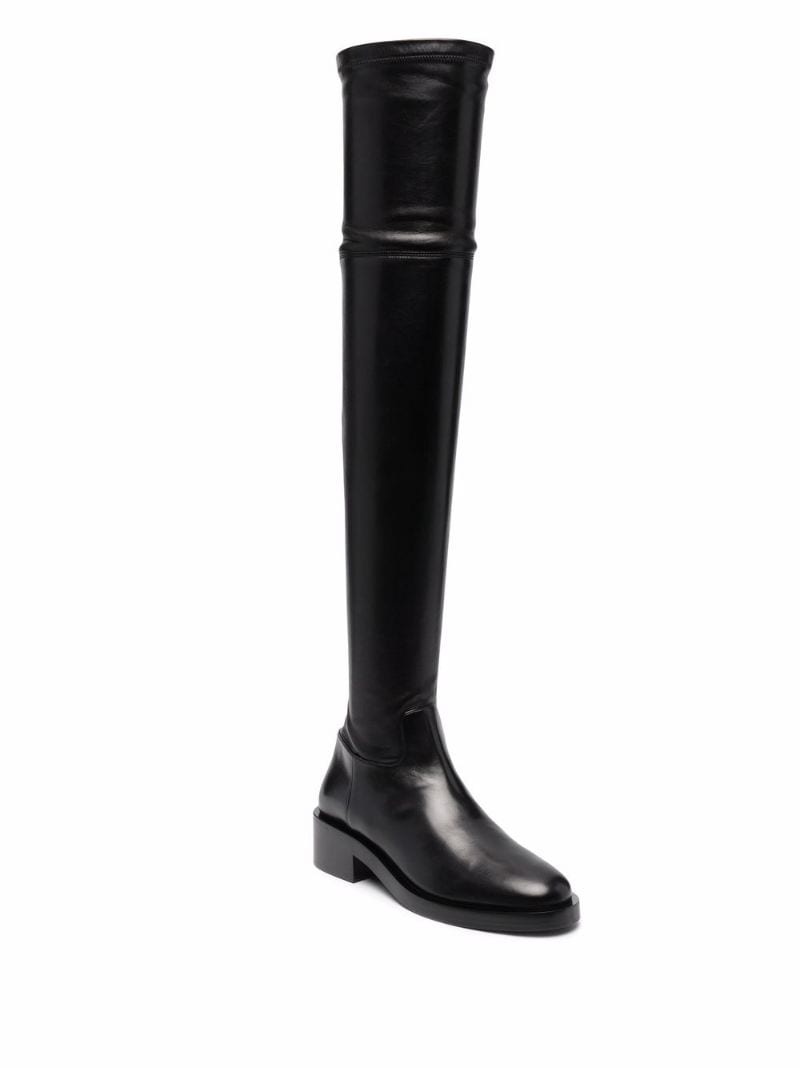 Rockstud thigh-high boots - 2