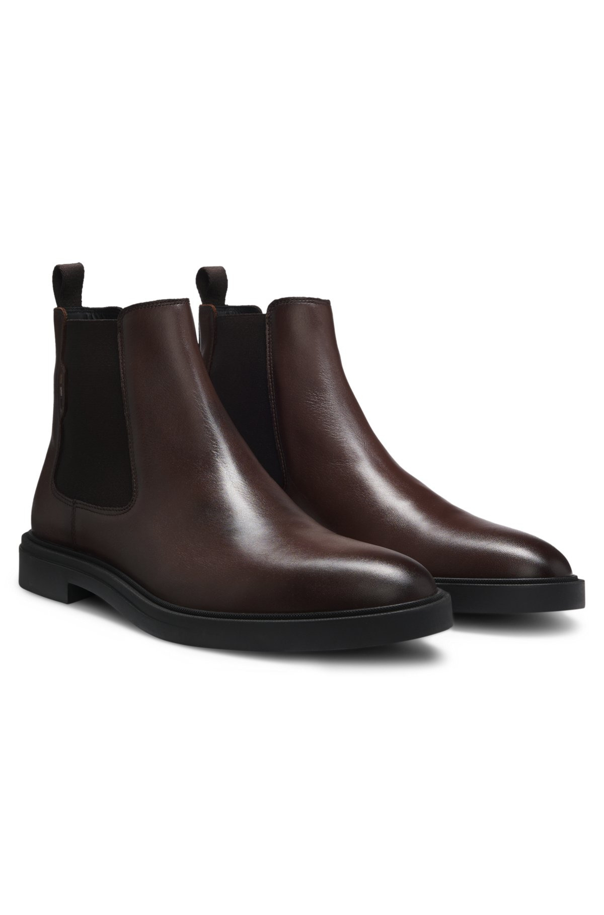CHELSEA BOOTS IN NAPPA LEATHER WITH SIGNATURE-STRIPE DETAIL - 2