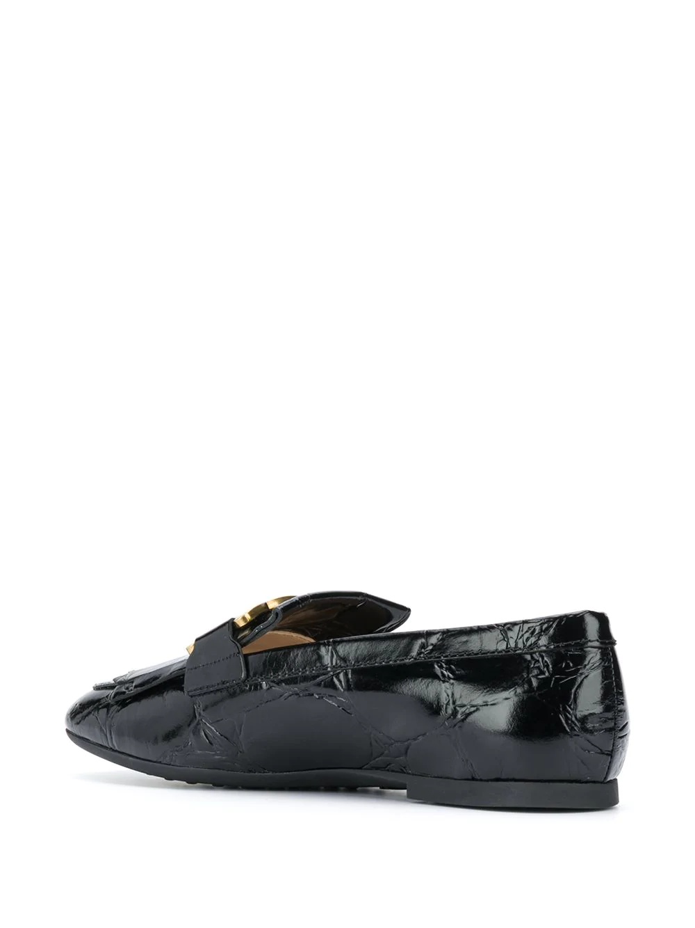 chain-link appliqué loafers - 3