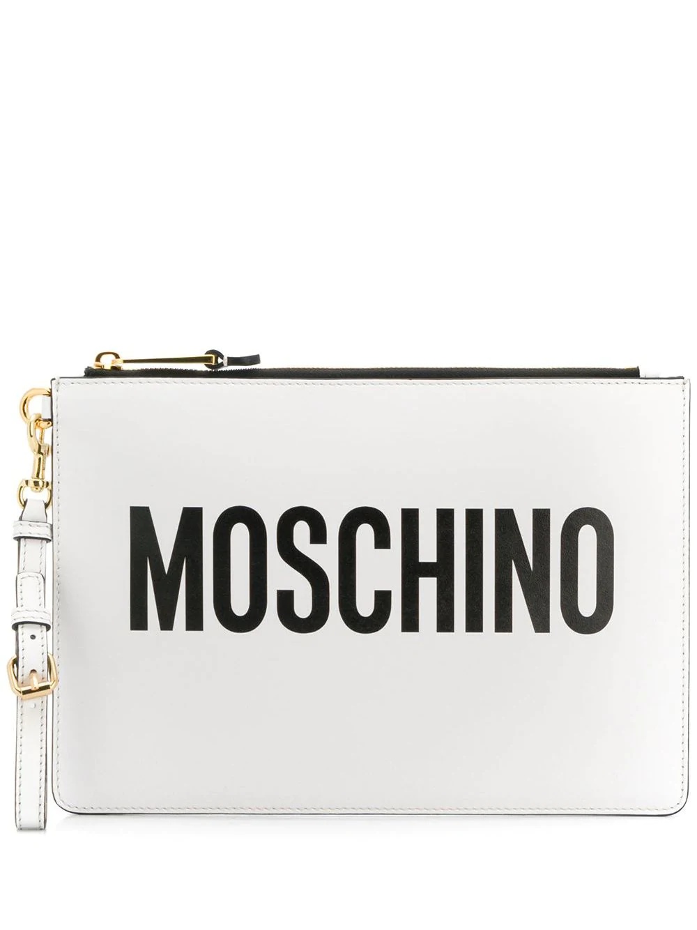 logo printed clutch - 1