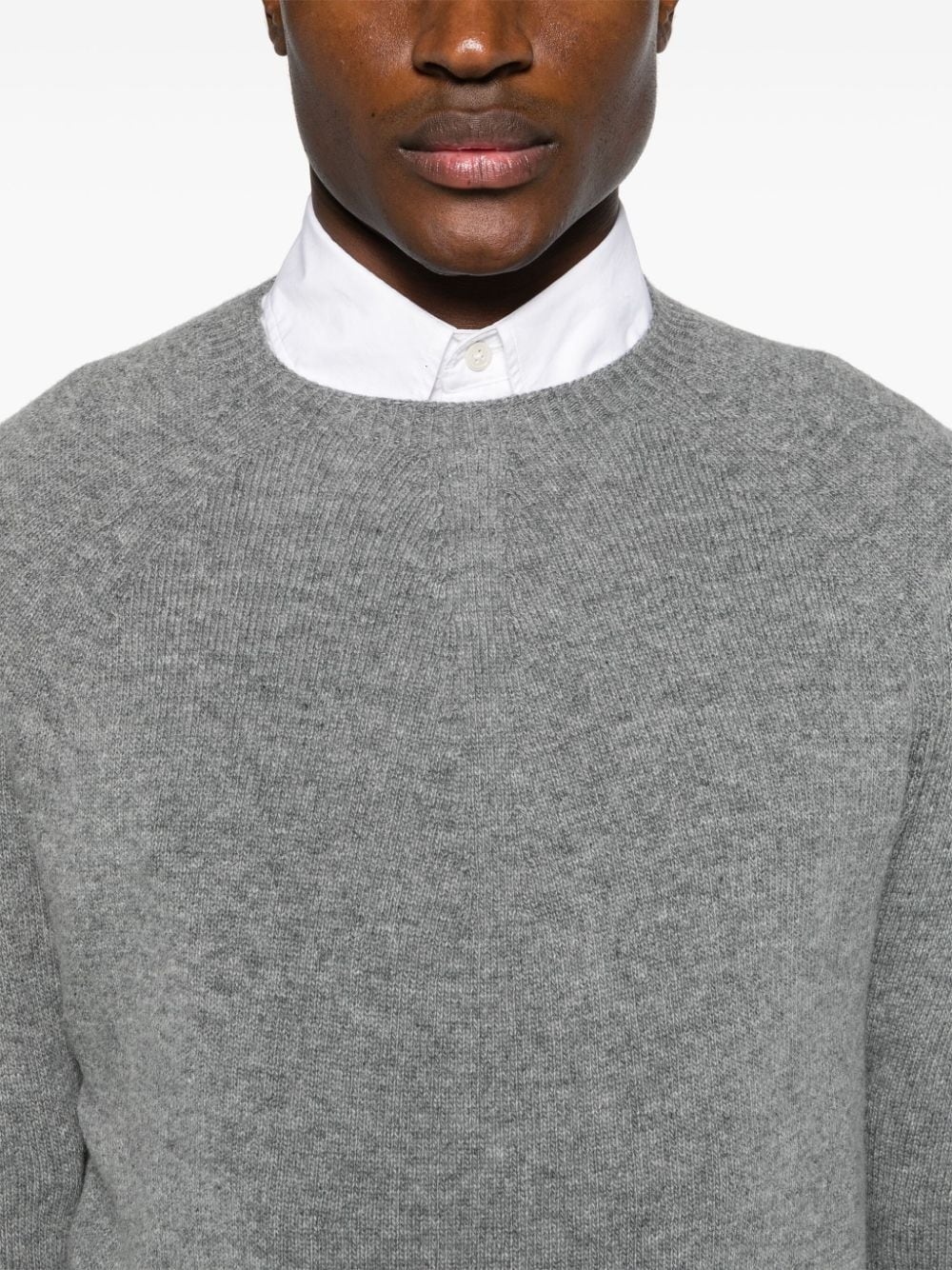 crew-neck wool-blend jumper - 5