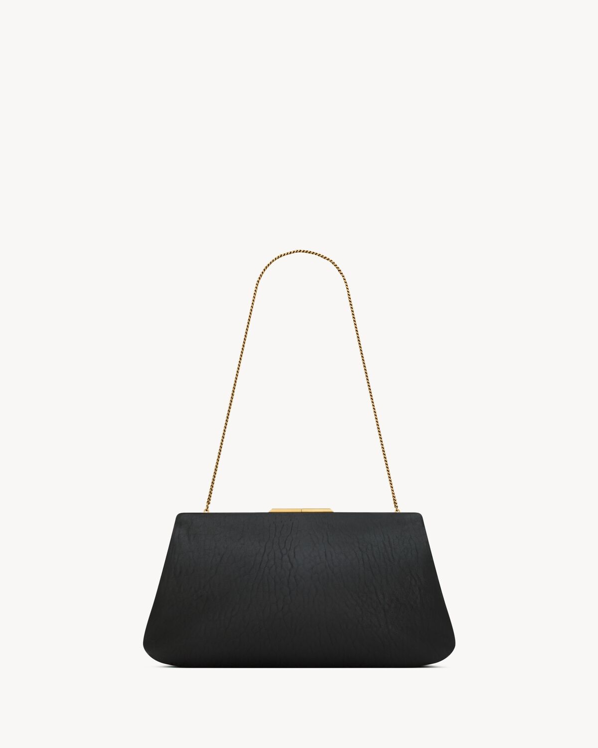SAINT LAURENT CLUTCH LARGE IN LAMBSKIN - 3